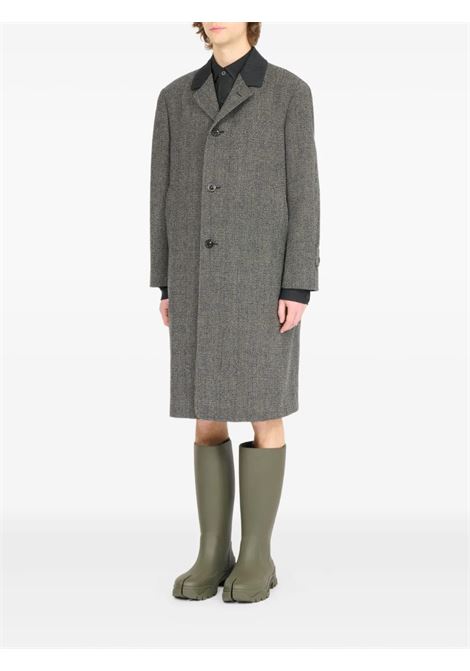 wool coat man anthracite MAISON MARGIELA | S50AA0159 M35485001F